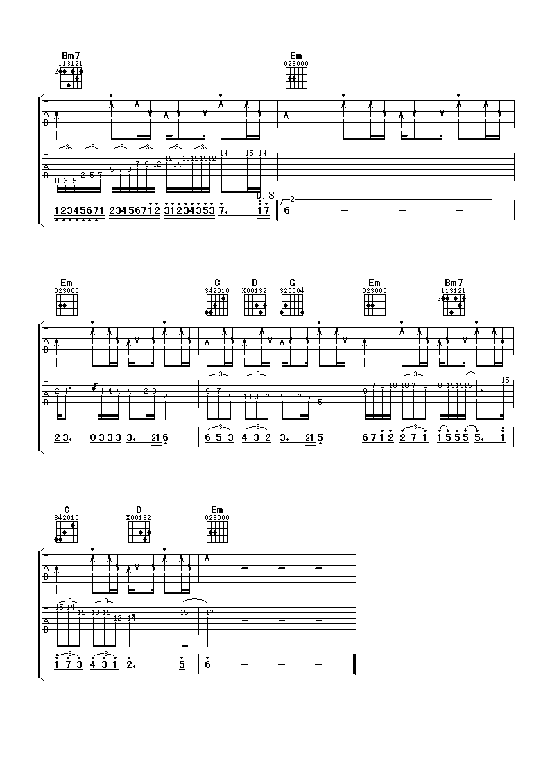 你到底爱谁吉他谱,原版刘嘉亮歌曲,简单G调弹唱教学,阿潘音乐工场版六线指弹简谱图