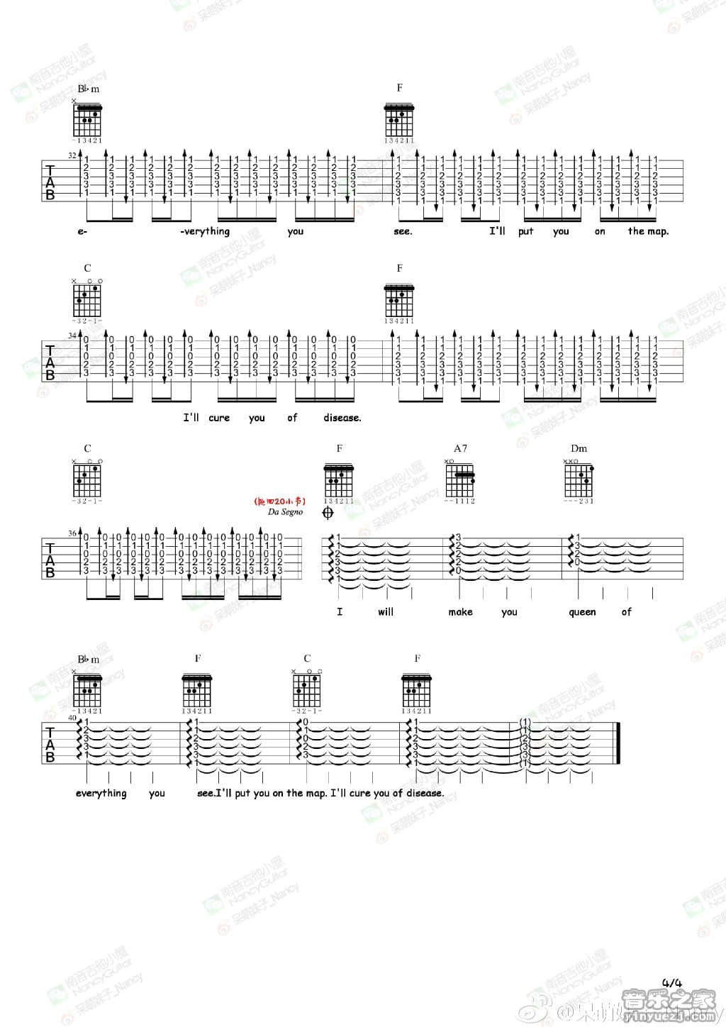 houseofgold吉他谱,原版TwentyOnePilots歌曲,简单精选弹唱教学,音乐之家版六线指弹简谱图