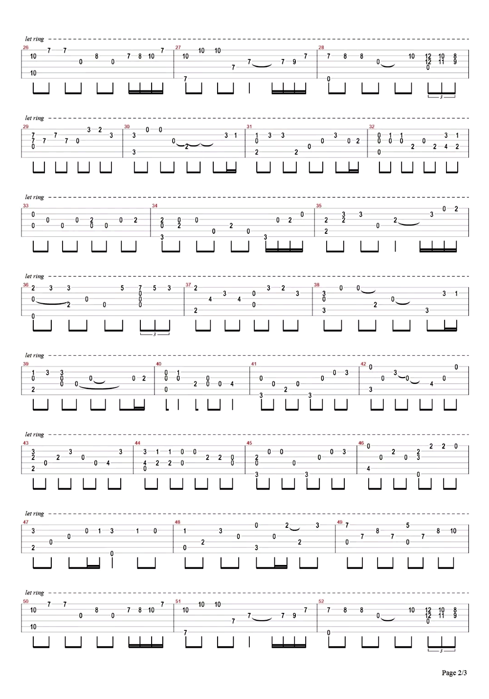 KissTheR,李闰珉歌曲,简单指弹教学简谱,网络六线谱图片