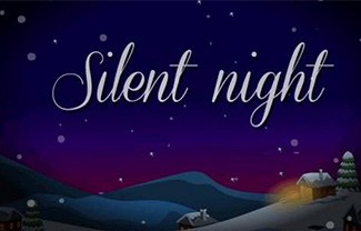 Silent Night吉他谱,原版佚名歌曲,简单指弹曲谱,高清六线乐谱教学