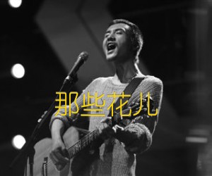 那些花儿吉他谱,原版歌曲,简单G调弹唱教学,六线谱指弹简谱1张图