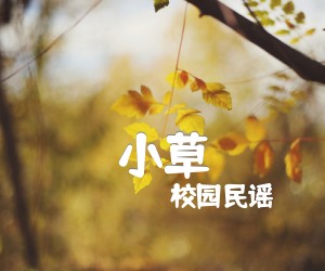 小草吉他谱,原版歌曲,简单简单版弹唱教学,六线谱指弹简谱2张图