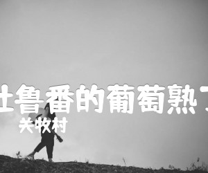 吐鲁番的葡萄熟了吉他谱,原版歌曲,简单E调弹唱教学,六线谱指弹简谱1张图