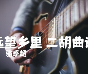 远望乡里二胡曲谱吉他谱,原版歌曲,简单B调弹唱教学,六线谱指弹简谱1张图