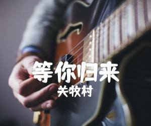 等你归来吉他谱,原版歌曲,简单D调弹唱教学,六线谱指弹简谱1张图