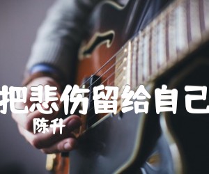把悲伤留给自己吉他谱,原版歌曲,简单C调弹唱教学,六线谱指弹简谱3张图