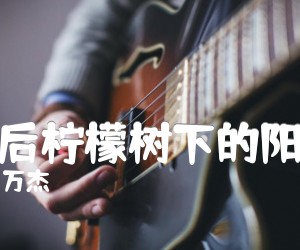 午后柠檬树下的阳光吉他谱,原版歌曲,简单E调弹唱教学,六线谱指弹简谱5张图