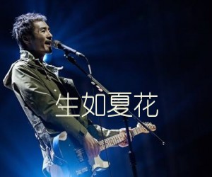 生如夏花吉他谱,原版歌曲,简单A调弹唱教学,六线谱指弹简谱1张图