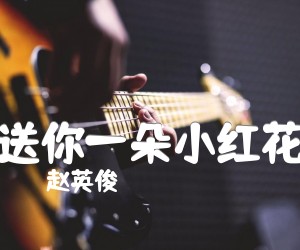 送你一朵小红花吉他谱,原版歌曲,简单B调弹唱教学,六线谱指弹简谱4张图