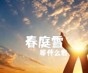 春庭雪吉他谱,原版歌曲,简单C调弹唱教学,六线谱指弹简谱3张图